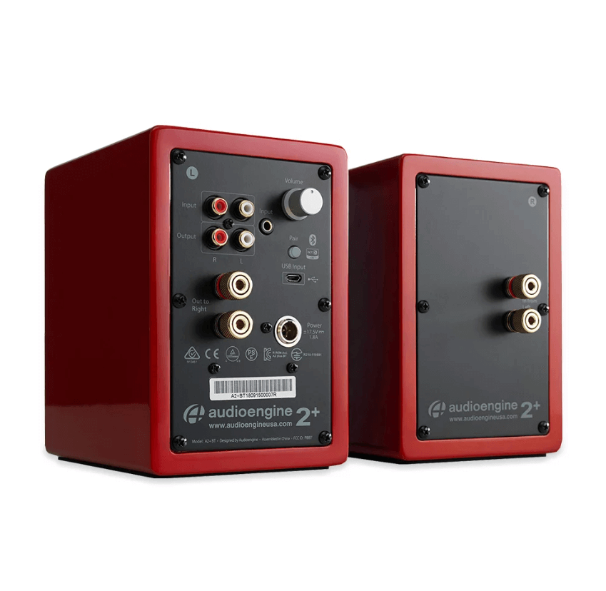 ลำโพง AUDIOENGINE A2+ WIRELESS SPEAKER สีแดง_2